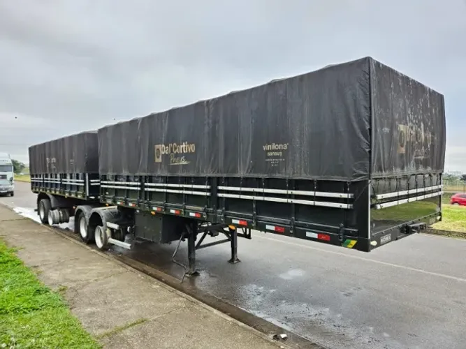 Bitrem Graneleiro Noma Ano 2020 7.10 x 1.80 Roda Disco Compensado Naval Sem pneus 