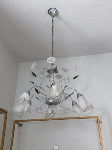 2 LINDOS LUSTRES DE CRISTAL