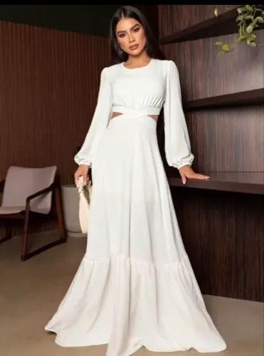 Vestido branco - casamento civil ou pré wedding