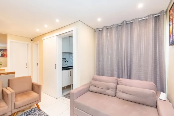 Apartamento para Venda em São José dos Pinhais, Ouro Fino, 2 dormitórios, 1 banheiro, 1 va