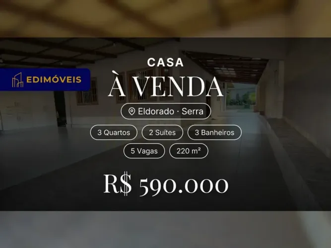 Casa 3 quartos em Eldorado, perfeita para quem busca conforto e lazer