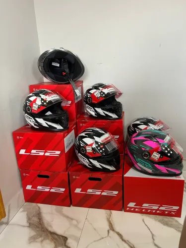 Capacete ls2 DRAZE preto e branco nacional !!! Novo na caixa