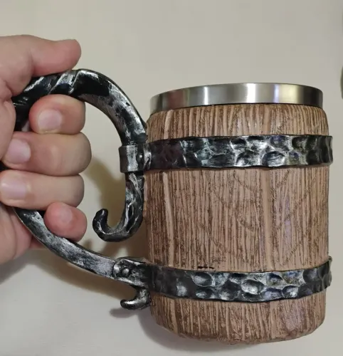 Caneca Barril Medieval Viking