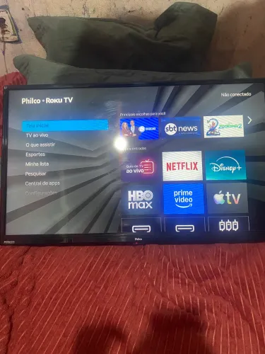 Vendo essa linda tv smart Philco Roku 32 polegadas 
