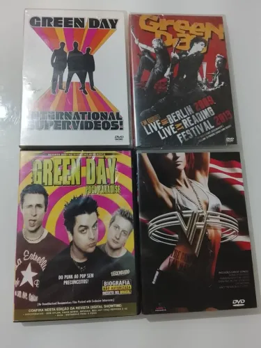 DVD lote especial Green Day + Van Halen( live LACRADO)