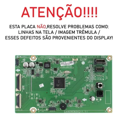 Placa Principal Monitor LG 24GN60R 24GN60R-B EAX69936002 1.1