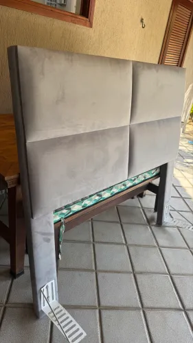 CABECEIRA ESTOFADA PARA CAMA DE CASAL 