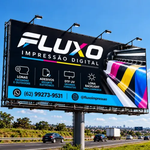 Lona para Outdoor Impressão Digital tamanho 9x3m R$650
