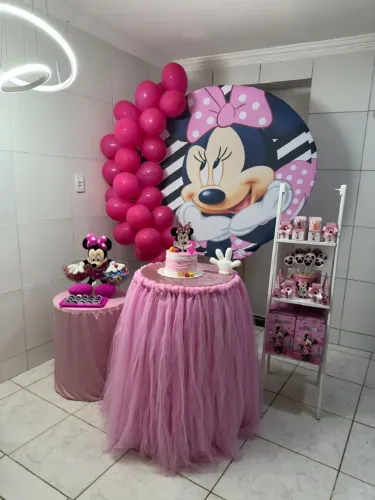 Decoração Minnie rosa