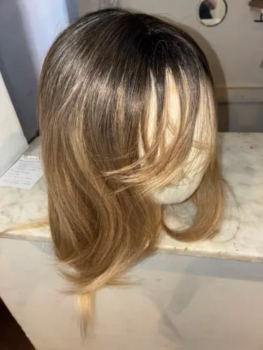 Topo loiro fibra vegetal ( parede cabelo)