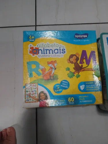 Quebra cabeça alfabeto animais