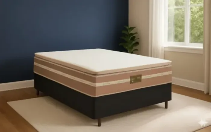 Conjunto Base com Colchão Casal com Molas Ensacadas Com Pillow Prime Plus