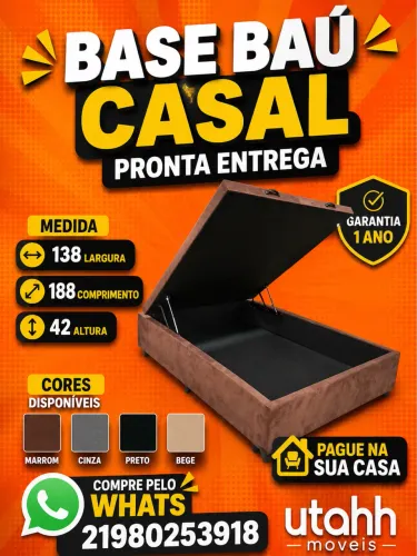 BASE BAÚ CASAL SUPER PROMOÇÃO APENAS 469,99
