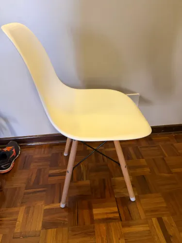 6 CADEIRAS EAMES BRANCA