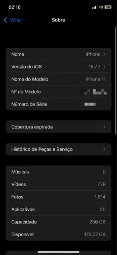 iPhone 11 perfeitoo so pegar e usar 256 gb 