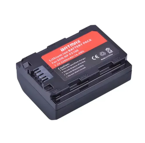 Bateria Np-Fz100 Batmax 2280 Mah Câmeras Sony Fx30 A7Iv A7Riii A7Cii a9R A9s A6600 A6700