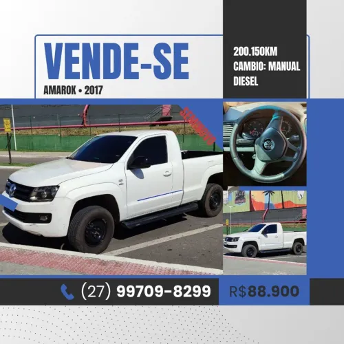 Volkswagen Amarok Cs2.0 16v/s2.0 16V TDI 4X4 Diesel 2017