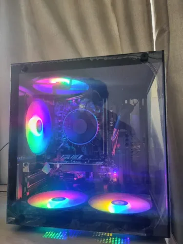 COMPUTADOR GAMER INTEL CORE I5 14400F, 8GB DDR4, SSD 512GB, FONTE 600W, GT210 1GB NOVO