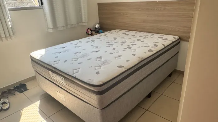Cama de casal Box molas ensacadas