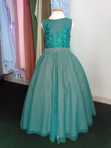 Vestido verde infantil