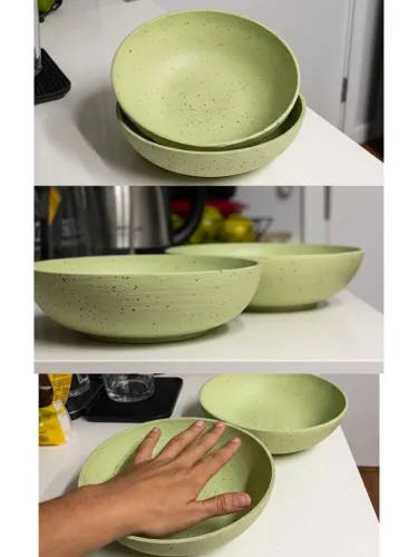 Pratos de cerâmica