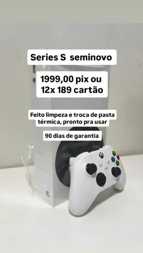 Xbox series s 90 dias de garantia