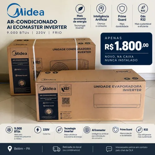 Ar Condicionado Midea AI Ecomaster Inverter