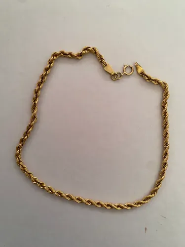 Pulseira de ouro unissex