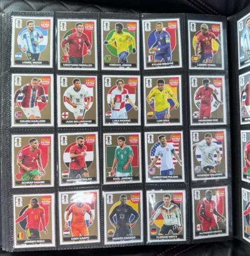 COLEÇÃO COMPLETA 80 FIGURINHAS LENGENDS COPA DO MUNDO 2026