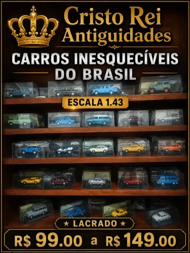 Miniatura Escala 1.43 Carrinhos Inesquecíveis do Brasil 