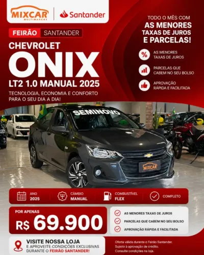 Chevrolet Onix Hatch LT 1.0 12V Flex Mec. 4P 2025