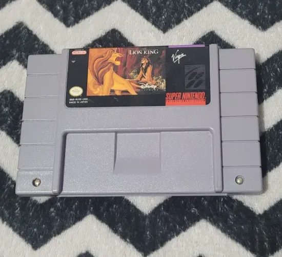 Jogo The Lion King Original Para Super Nintendo SNES