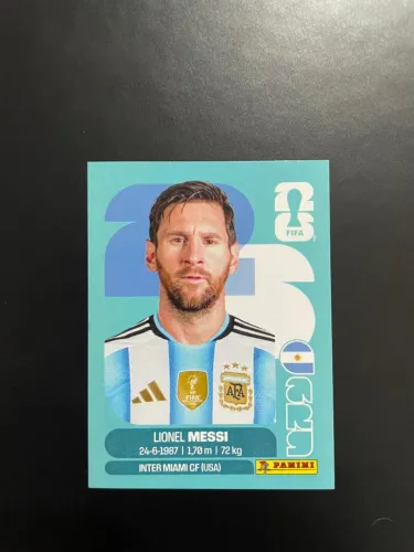 Vendo figurinha Messi NOVA