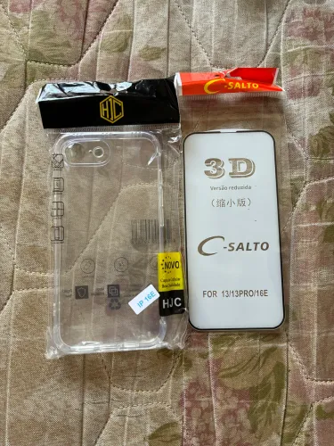 Capinha + pelicula Iphoe 16 E