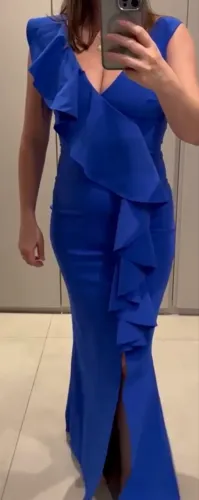 Vendo vestido Azul turquesa, tamanho 38.