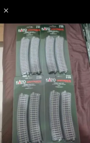 Kato Ho - Trilho Curva R490-22,5°: 2-270
