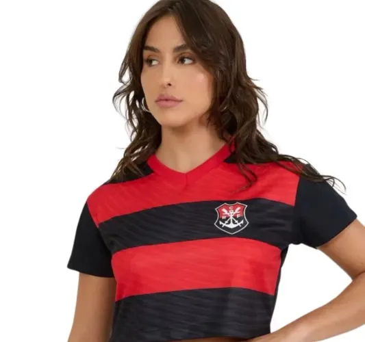 cropped flamengo original braziline 
