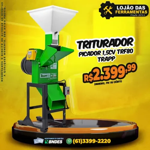 Triturador Picador 1,5Cv Trf80 Trapp