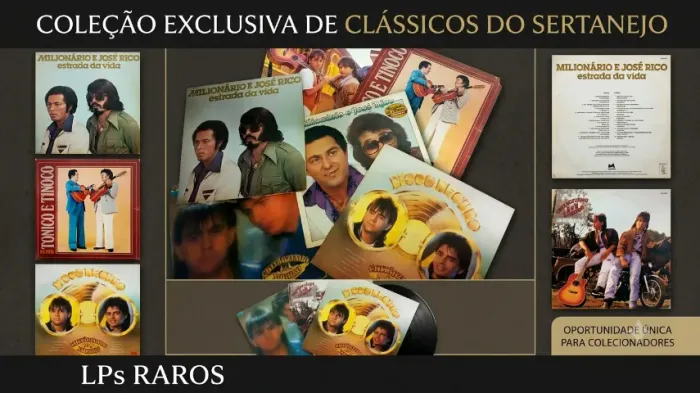 6 LPs sertanejos