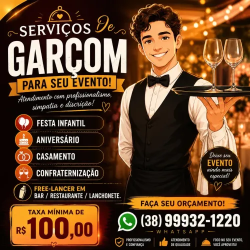 Serviços de Garçom!