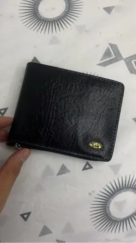 Bolsa carteira masculina/ com zíper 