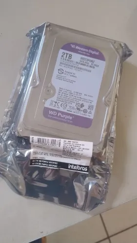 Hd Wd Purple 2tb Sata 64mb 5400 Rpm - Compatível DVR Intelbras