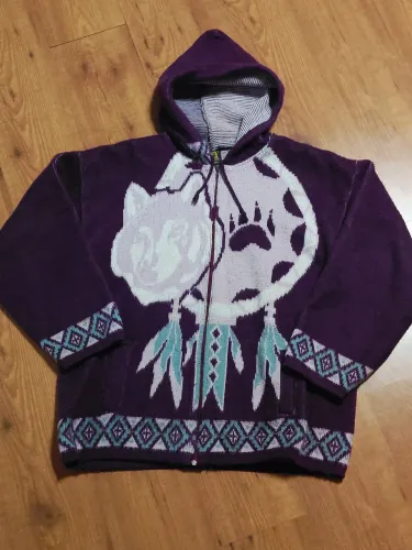 Peruana anos 1990 2000 Blusa casaco jaqueta