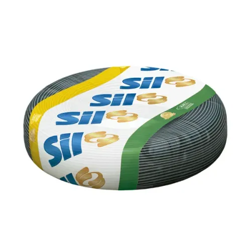 Rolo Cabo Flexível 750V 6mm 100 Metros Preto Sil