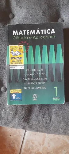 Livro: Matemática - Ciências e Aplicações vol. 1 edição de 2008