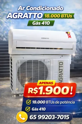 Ar condicionado 18mil