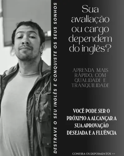 Professor de Inglês Particular Experiente e Bem Avaliado - RESULTADOS MAIS RÁPIDOS