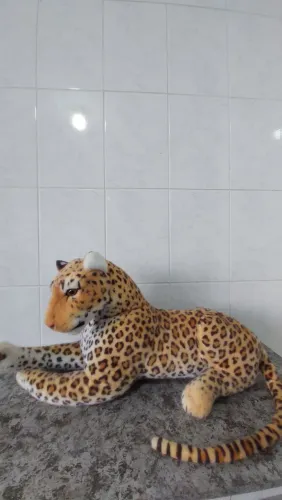 Pelúcia Leopardo Decoração 
