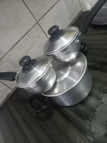 Cuzcuzeira peitinho dupla