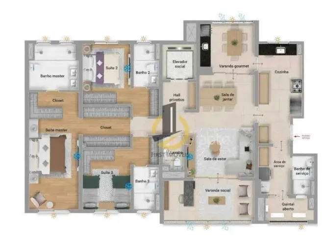 Condomínio EPIC PATRIANI Nova Petropólis - 163m² - 3 suítes - varanda gourmet - 3 vagas - 